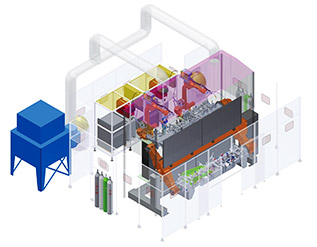 滾筒機器人焊接系統