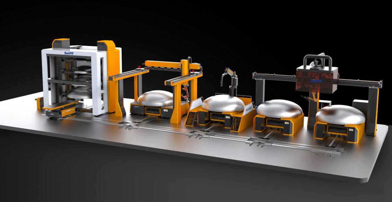 分離器封頭切割焊接生產線